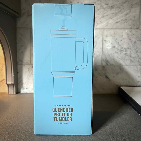 Messi x Stanley 1913 40 oz. Quencher ProTour Flip Straw Blue Tumbler - Picture 6 of 6